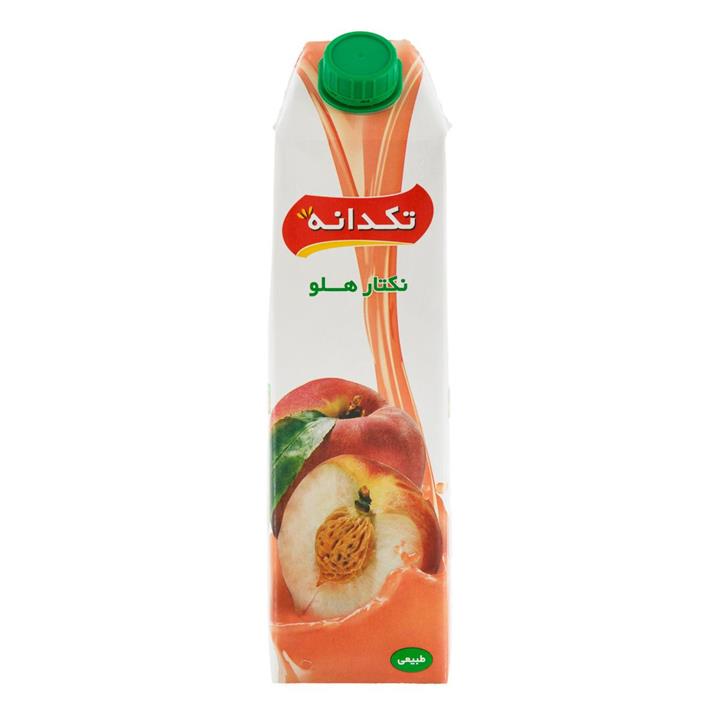 آبمیوه هلو 1000  میلی لیتری تکدانه